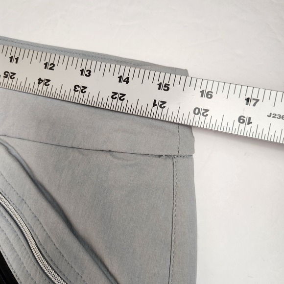 Jamie Sadock Womens Golf Pants Size 14 Gray Stretch Tennis Golf Zip Pockets - Picture 7 of 16